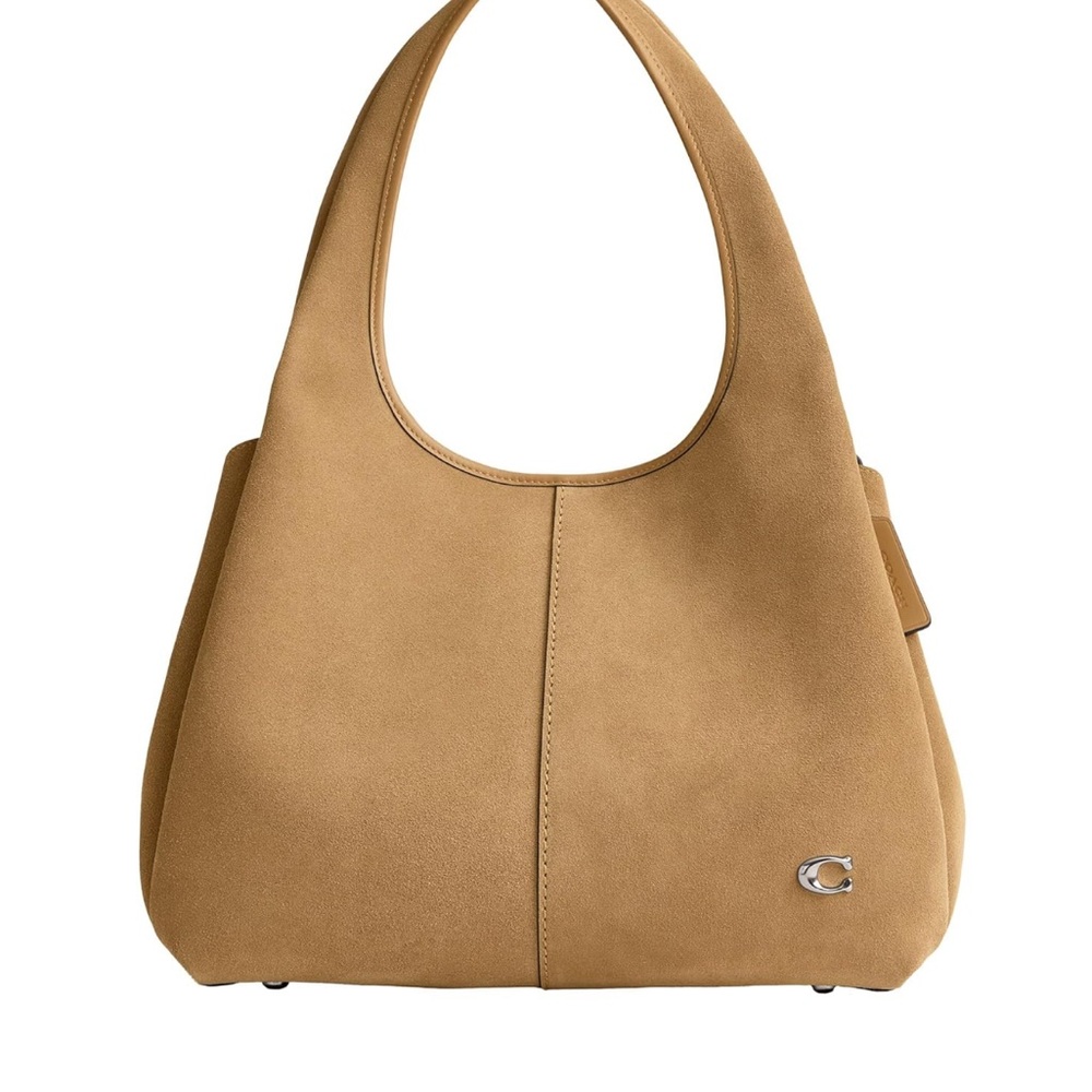 Coach Tan Suede Lana Shoulder Bag